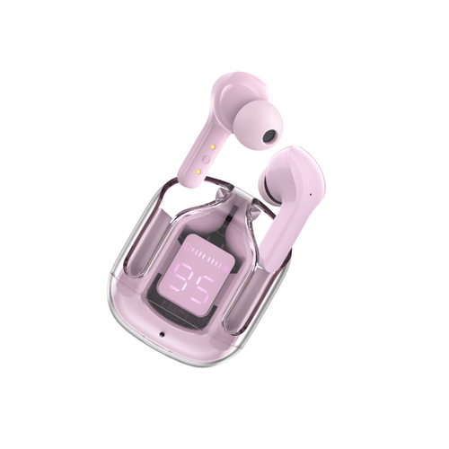 ACEFAST TWS Wireless Earphones with Charging Case - Lotus Pink