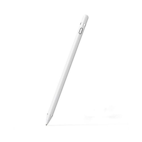 Orotec Digital Stylus Pen with Replaceable Cap for iPads, Chromebooks & Android Touch Screens Devices, White