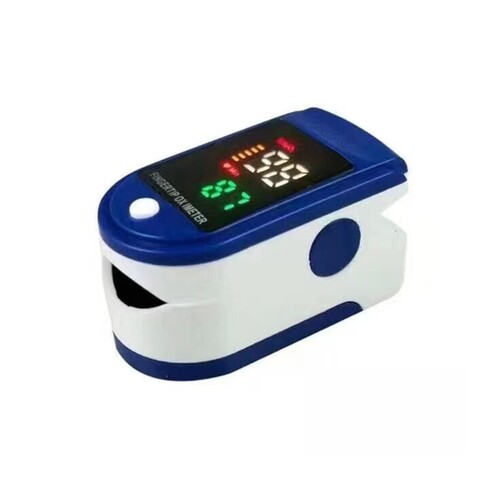 Orotec Fingertip Pulse Oximeter SpO2 Blood Oxygen Saturation Monitor (Vertical Display), Blue
