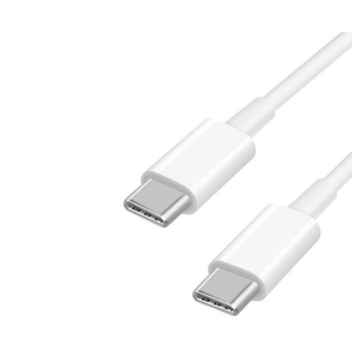 USB-C to USB-C 6A PD Fast Charging Data Cable, 2M, White