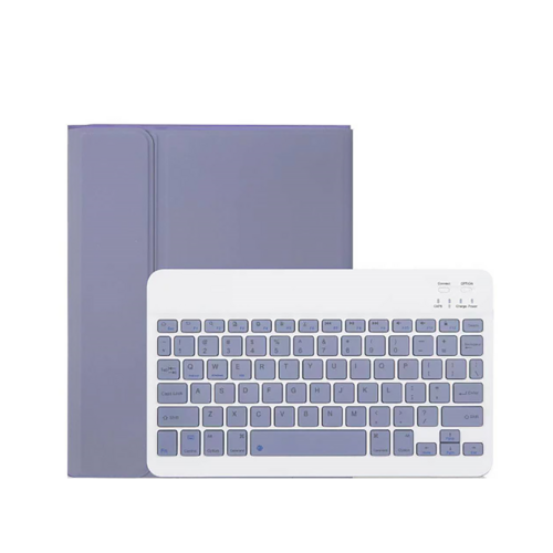 Orotec Smart Wireless Keyboard and Case with Pencil Holder for Apple iPad Air/Air2/iPad Pro 9.7, Violet