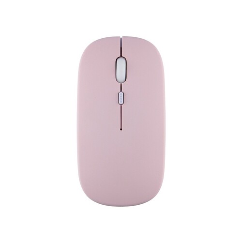 Dual Mode Bluetooth + 2.4GHz Wireless Mouse Standalone for Tablets, Smartphones, PCs, Pink