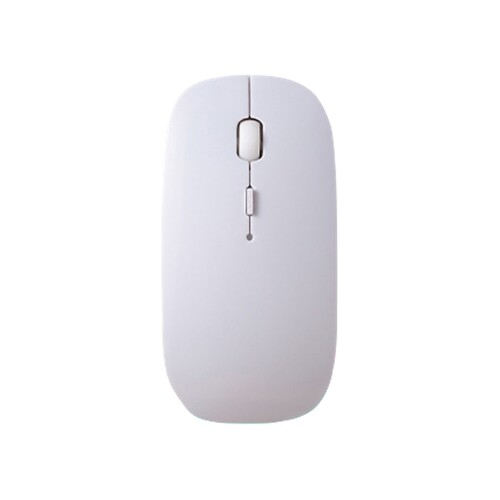 Dual Mode Bluetooth + 2.4GHz Wireless Mouse Standalone for Tablets, Smartphones, PCs, White