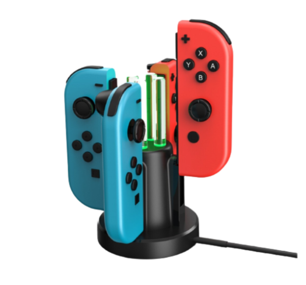 OROTEC Joy-Con 4-in-1 Charging & Docking Station for Nintendo Switch
