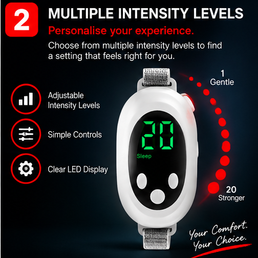 OROTEC CalmPulse™ Handheld Microcurrent Relaxation & Sleep Aid Device