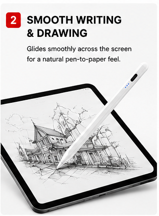 OROTEC SmartPen™ Universal Stylus Pen for Tablets & Touchscreens