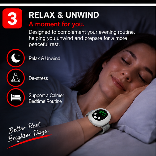 OROTEC CalmPulse™ Handheld Microcurrent Relaxation & Sleep Aid Device