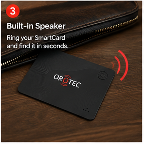 OROTEC Slim Smartcard Tracker — Find What Matters