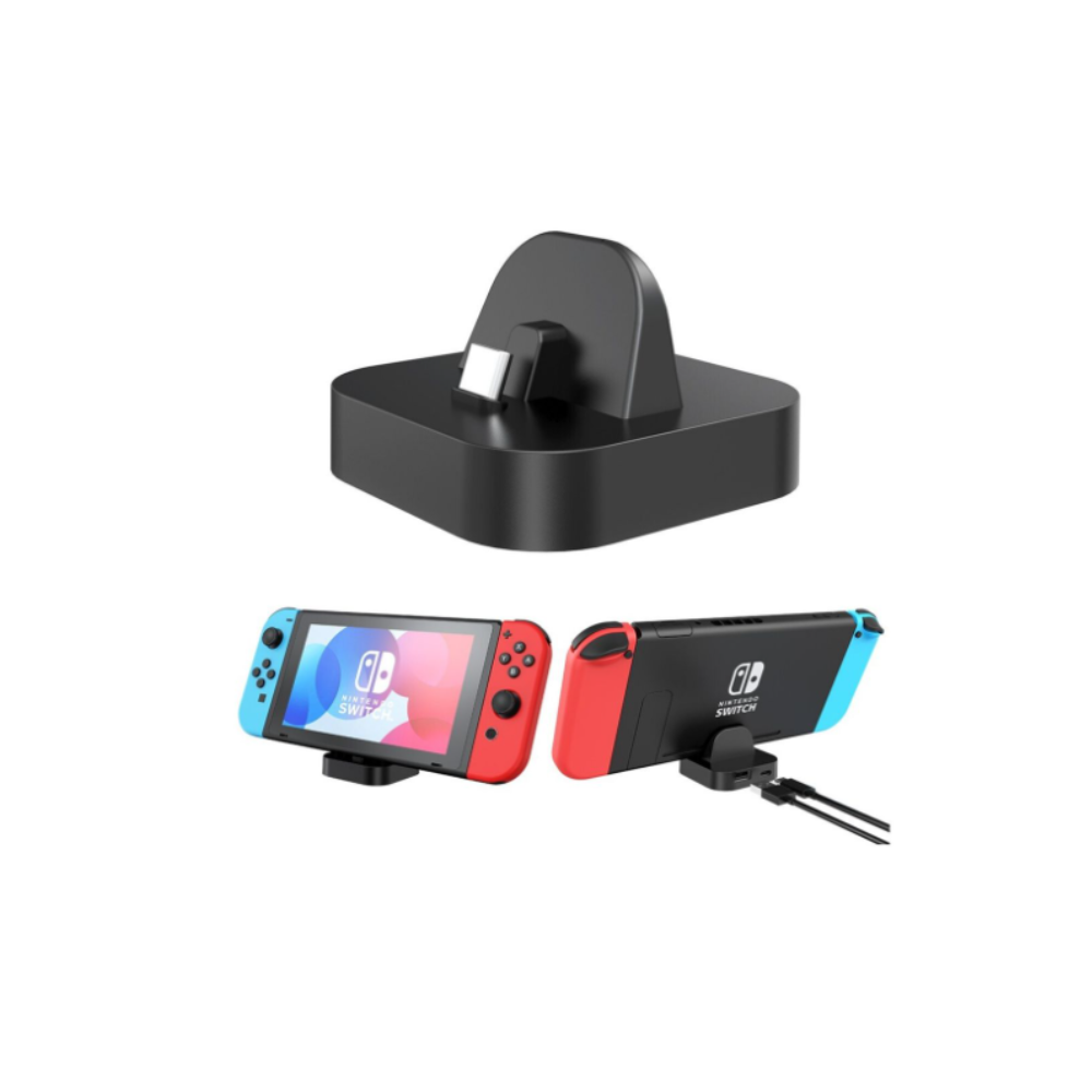OROTEC SwitchDock™ Charging & Docking Stand for Nintendo Switch & Switch Lite – Black
