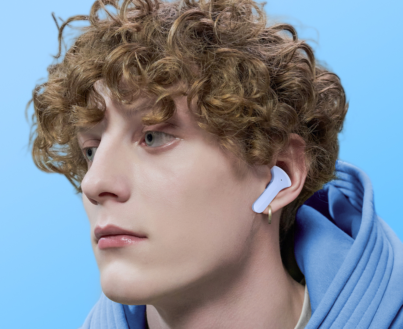 ACEFAST TWS Wireless Earphones with Charging Case - Ice Blue