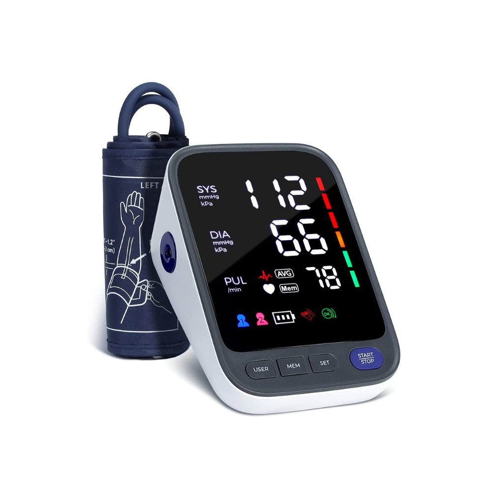 OROTEC Automatic Upper Arm Digital Blood Pressure Monitor – Dual User Memory
