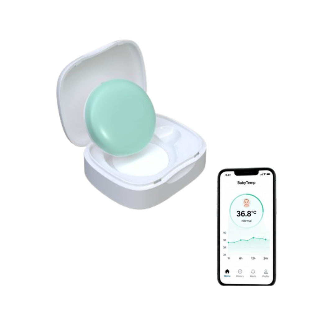 OROTEC BabyTemp Connect™ Smart Wearable Baby Temperature Monitor