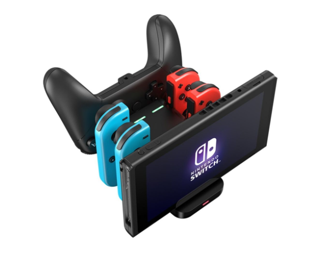 OROTEC 6-in-1 Gaming ChargeStation™ for Nintendo Switch & Controllers