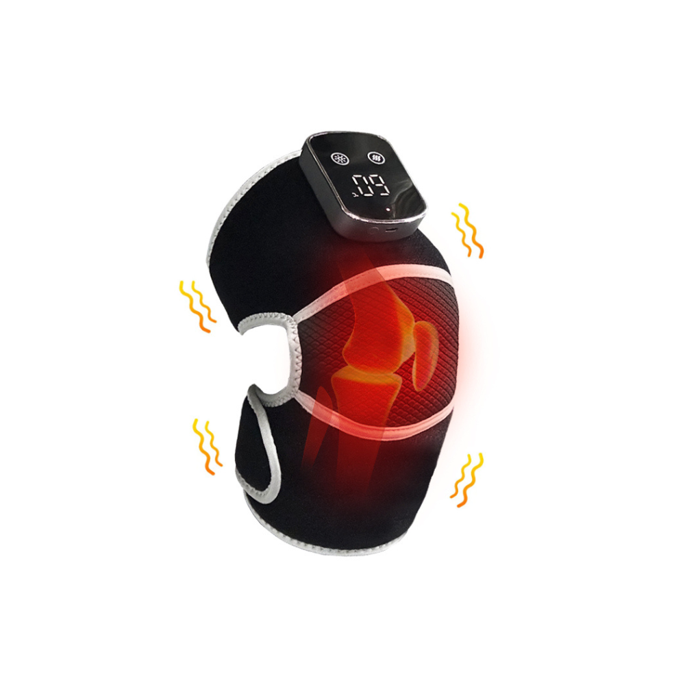 OROTEC Knee Relief 3™ Heated Vibration Knee Massager – Rechargeable Wearable Heat & Massage Wrap