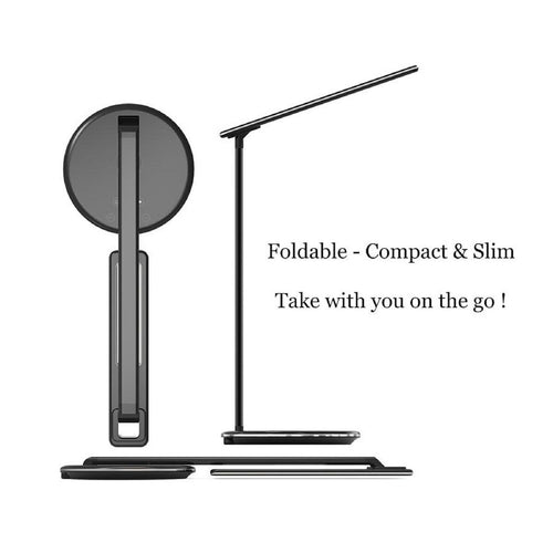 OROTEC LED Desk Light and Wireless Charger Unit