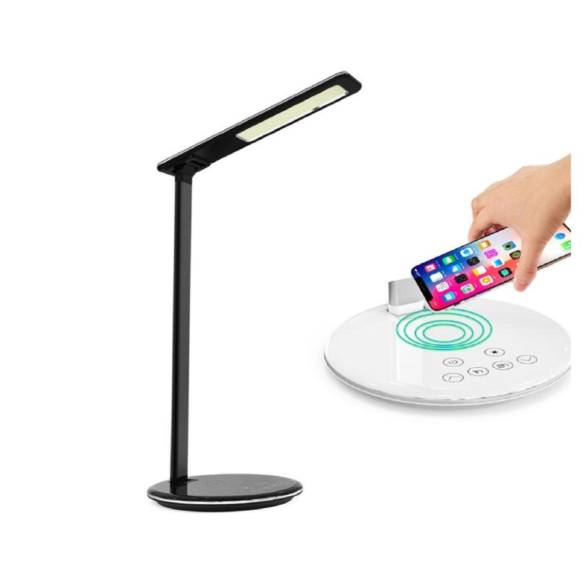 OROTEC LED Desk Light and Wireless Charger Unit