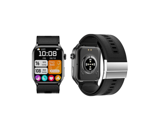OROTEC Health Smartwatch with Air Pump BP Monitor ECG SOS Calling AMOLED Display