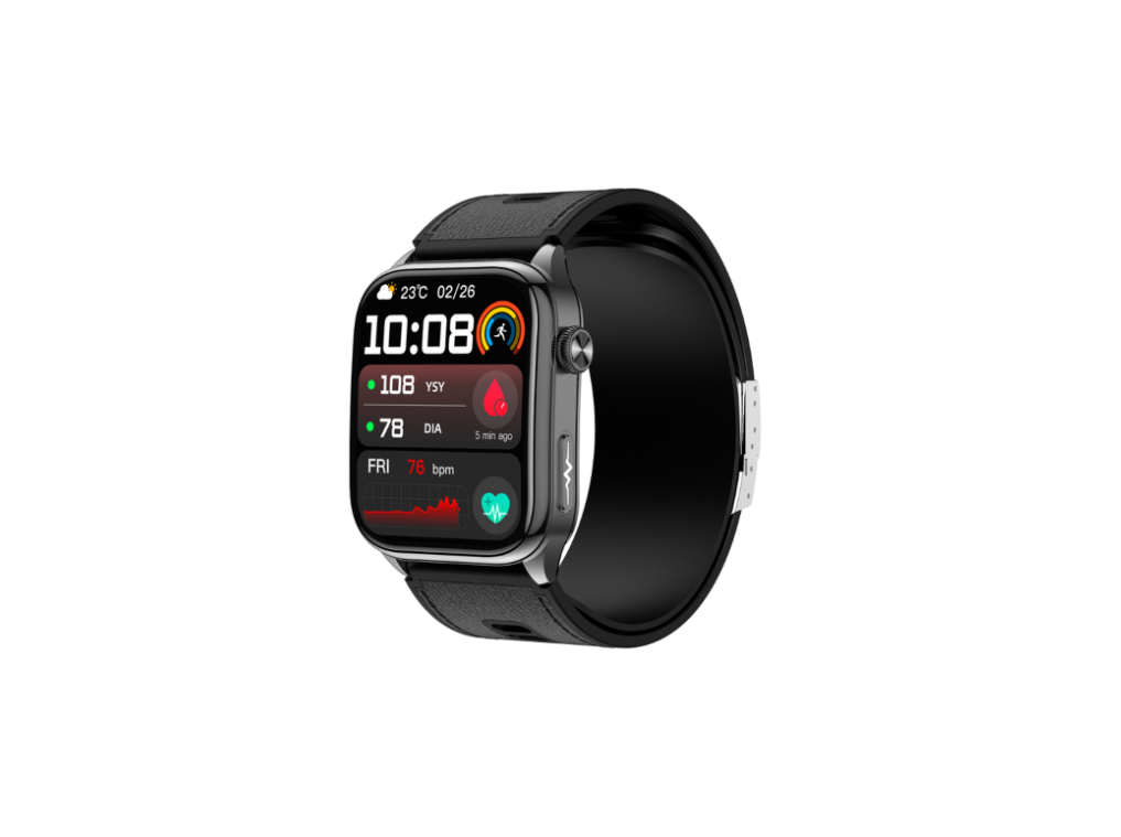 OROTEC Health Smartwatch with Air Pump BP Monitor ECG SOS Calling AMOLED Display