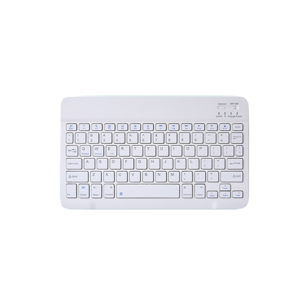 OROTEC SlimKey™ Portable Bluetooth Wireless Keyboard – White